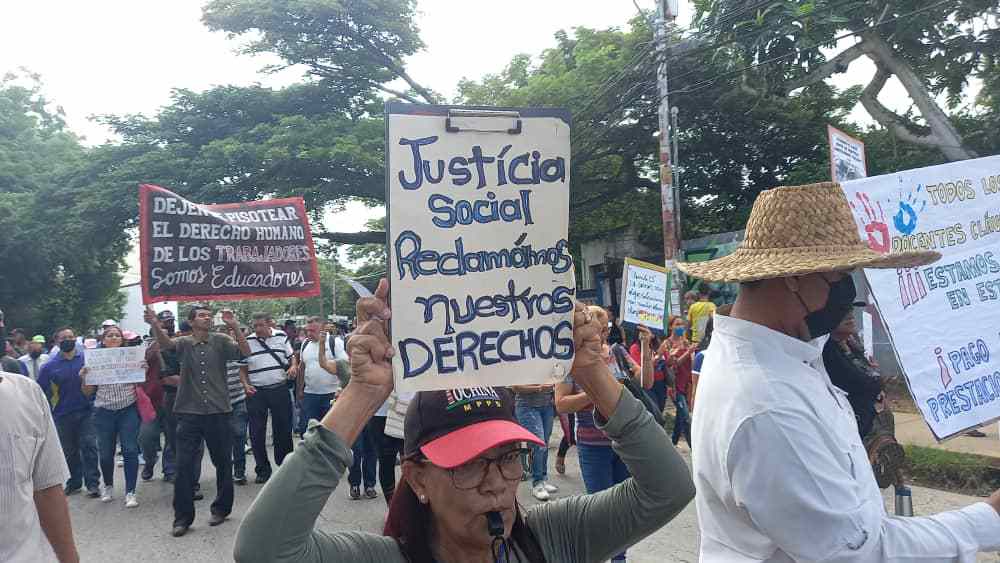 Docentes de Nueva Esparta se sumaron a protesta nacional Notiespartano